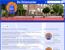 Tablet Screenshot of dedriemaster-nijmegen.nl